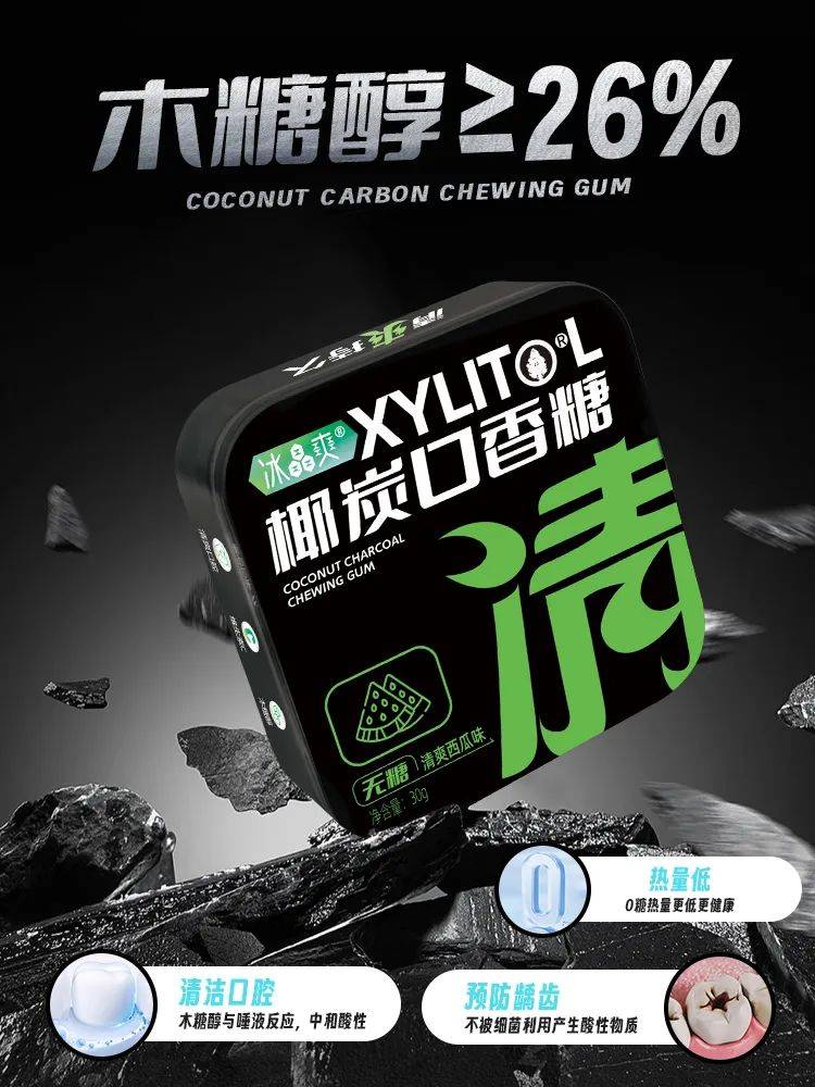 的口香糖正掀起糖果界“黑科技”风暴j9国际站登录打破常规！这款黑黑(图6)